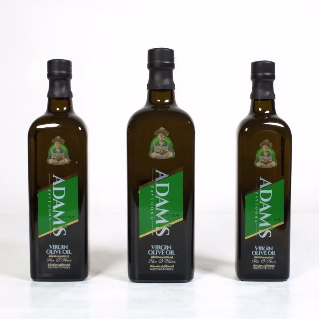 Natives Olivenöl – Glasflasche 1L – Bild 4